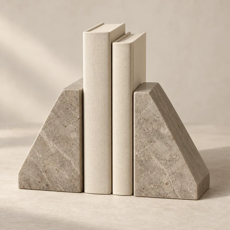 Pebble Bookends